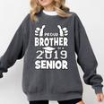 Proud Brother Of A 2019 Senior School Graduation Shirt Comfort Colors Sweatshirt Pepper