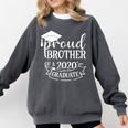 Proud Brother Of a 2020 Graduate Graduation Class Comfort Colors Sweatshirt Pepper