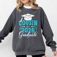 Proud Cousin Of a Class Of 2026 Graduate For Graduation Comfort Colors Sweatshirt Pepper