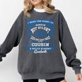 Proud Of Cousin Police Academy Graduation Shirt Comfort Colors Sweatshirt Pepper