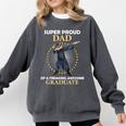 Proud Dad Of 2018 Graduate Dabbing Graduation Senior Shirt Comfort Colors Sweatshirt Pepper