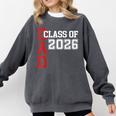 Proud Dad Of A 2026 Graduate Grad Senior Father Graduation Comfort Colors Sweatshirt Pepper