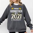 Proud Godmother Of A 2021 Graduate Graduation Clothes MBA Comfort Colors Sweatshirt Pepper