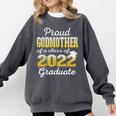 Proud Godmother Of 2022 Graduate Class 2022 Graduation 22 Comfort Colors Sweatshirt Pepper