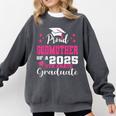 Proud Godmother Of 5th Grade Graduate 2025 Family Graduation Comfort Colors Sweatshirt Pepper