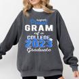 Proud Gram Of 2023 College Graduate Family 23 Graduation Comfort Colors Sweatshirt Pepper