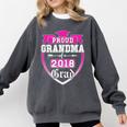 Proud Grandma Of a 2018 Grad Graduation Family Comfort Colors Sweatshirt Pepper