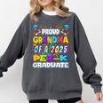 Proud GRANDMA Of a 2025 PRE-K Graduate -Graduation Comfort Colors Sweatshirt Pepper