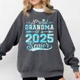 Proud Grandma Of a 2025 Senior Graduate Graduation Premium Comfort Colors Sweatshirt Pepper