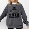 Proud Grandma Of A Class Of 2018 Tee Graduate Graduation Z1 Comfort Colors Sweatshirt Pepper