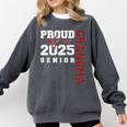 Proud Grandma Of A Class Of 2025 Senior Graduation 25 Comfort Colors Sweatshirt Pepper