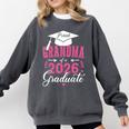 Proud Grandma Of a Class Of 2026 Graduate For Graduation Comfort Colors Sweatshirt Pepper