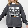 Proud Grandma Graduation Class Of 2018 Graduate Comfort Colors Sweatshirt Pepper