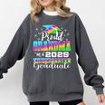 Proud Grandma Of Kindergarten Graduate 2025 Graduation Comfort Colors Sweatshirt Pepper
