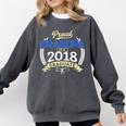 Proud Grandpa Of 2018 Senior Shirt Graduation Grad Comfort Colors Sweatshirt Pepper