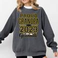 Proud Grandpa Of A 2023 Graduate Graduation Comfort Colors Sweatshirt Pepper