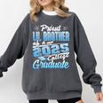 Proud Lil Brother Of 2025 Graduate College Shirt Graduation Comfort Colors Sweatshirt Pepper
