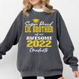 Proud Little Brother Of 2022 Graduate Class 2022 Graduation Comfort Colors Sweatshirt Pepper