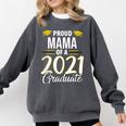 Proud Mama Of A 2021 Graduate Graduation Clothes MBA PhD Comfort Colors Sweatshirt Pepper