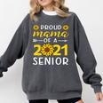 Proud Mama Of a 2021 Graduate Senior Mom 2021 Graduation Comfort Colors Sweatshirt Pepper