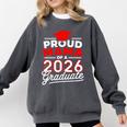 Proud Mama Of A 2026 Graduate Class Of 2026 Mom Graduation Comfort Colors Sweatshirt Pepper