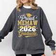 Proud Memaw Of a Class Of 2026 Graduate Senior Graduation Comfort Colors Sweatshirt Pepper