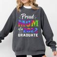 Proud Mom Of a 2022 Graduate Matching Tie Dye Graduation Comfort Colors Sweatshirt Pepper