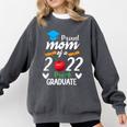 Proud Mom Of 2022 Pre K Graduate Graduation Comfort Colors Sweatshirt Pepper