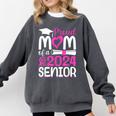 Proud Mom Of A 2024 Senior Graduation Comfort Colors Sweatshirt Pepper