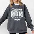 Proud Mom Of 2025 Graduate Senior Mom 25 Graduation Comfort Colors Sweatshirt Pepper