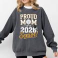 Proud Mom Of a 2026 Senior Volleyball Graduation Comfort Colors Sweatshirt Pepper