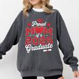 Proud Mom Of a Class Of 2025 Graduate Senior Graduation Comfort Colors Sweatshirt Pepper