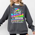 Proud Mom Of Kindergarten Graduate 2025 Graduation Mom Comfort Colors Sweatshirt Pepper