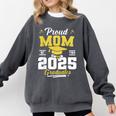 Proud Mom Of Two Class Of 2025 Graduates Twins Graduation Comfort Colors Sweatshirt Pepper