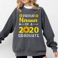 Proud Nanna Of 2020 Graduate Class Of 2020 Graduation Comfort Colors Sweatshirt Pepper