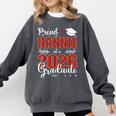 Proud Nannie Of A Class Of 2026 Graduate Senior Graduation Comfort Colors Sweatshirt Pepper