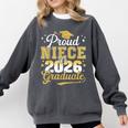 Proud Niece Of a Class Of 2026 Graduate Senior Graduation Comfort Colors Sweatshirt Pepper