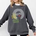 Proud Queen College Graduation Comfort Colors Sweatshirt Pepper