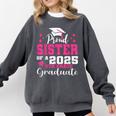 Proud Sister Of 5th Grade Graduate 2025 Family Graduation Comfort Colors Sweatshirt Pepper