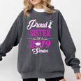 Proud SISTER Of A Class 2019 Senior Tshirt Graduation Comfort Colors Sweatshirt Pepper