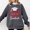 Proud Sister Of a Class Of 2026 Graduate For Graduation Comfort Colors Sweatshirt Pepper