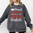 Proud Stepdad Of a Class Of 2026 Graduate For Graduation Comfort Colors Sweatshirt Pepper