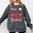 Proud Uncle Of a Class Of 2025 Graduate For Graduation Comfort Colors Sweatshirt Pepper