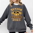 Proud Wrestler Graduation Apparel For Supporters And Seniors Comfort Colors Sweatshirt Pepper