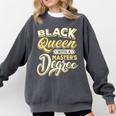 Queen Proud Masters Graduation Comfort Colors Sweatshirt Pepper