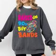 Raised On 90s Boy Bands Nostalgia Love Women Men Comfort Colors Sweatshirt Pepper