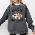 Raised On 90's Country Music Lover Nostalgia Retro Vibe Comfort Colors Sweatshirt Pepper