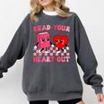 Read Your Heart Out Cute Reading Book Lover Comfort Colors Sweatshirt Pepper Read Your Heart Out Cute Reading Book Lover Comfort Colors Sweatshirt Pepper