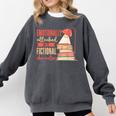 Reader Bookworm Fictional Character Reading Introvert Comfort Colors Sweatshirt Pepper