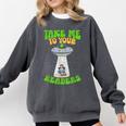Take Me To Your Readers Alien Book Reading Bookaholic Comfort Colors Sweatshirt Pepper Take Me To Your Readers Alien Book Reading Bookaholic Comfort Colors Sweatshirt Pepper